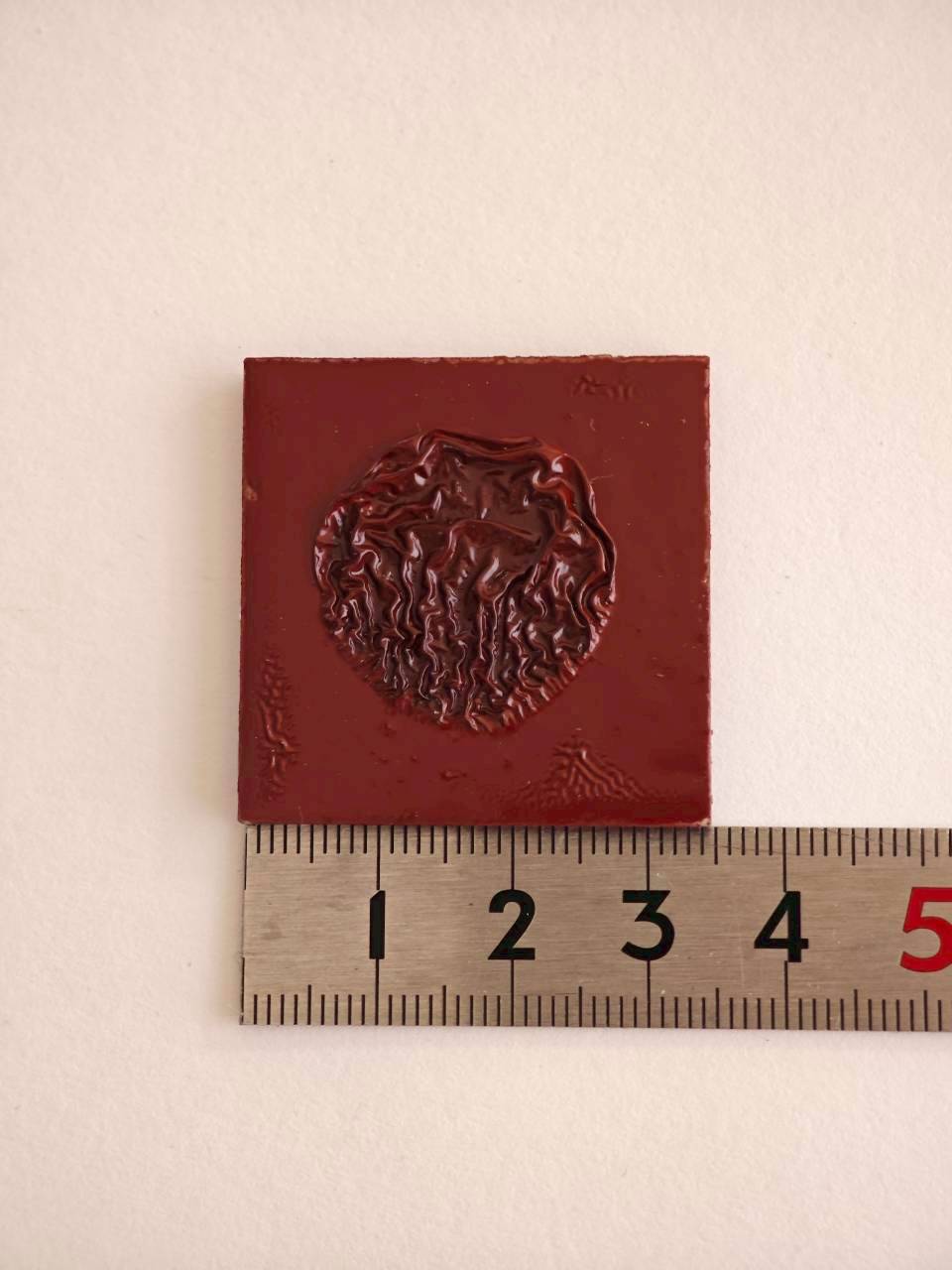 ウルシオール皮膜におけるうねりパターンの試作
