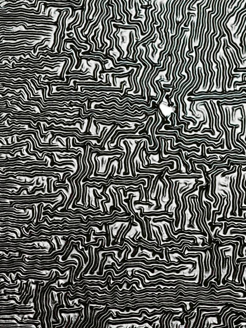 ウルシオール皮膜におけるうねりパターンの試作