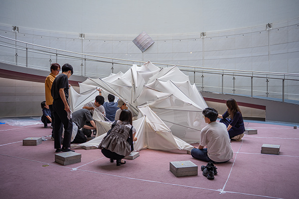 Ammonite Tensegrity @ SPIRAL