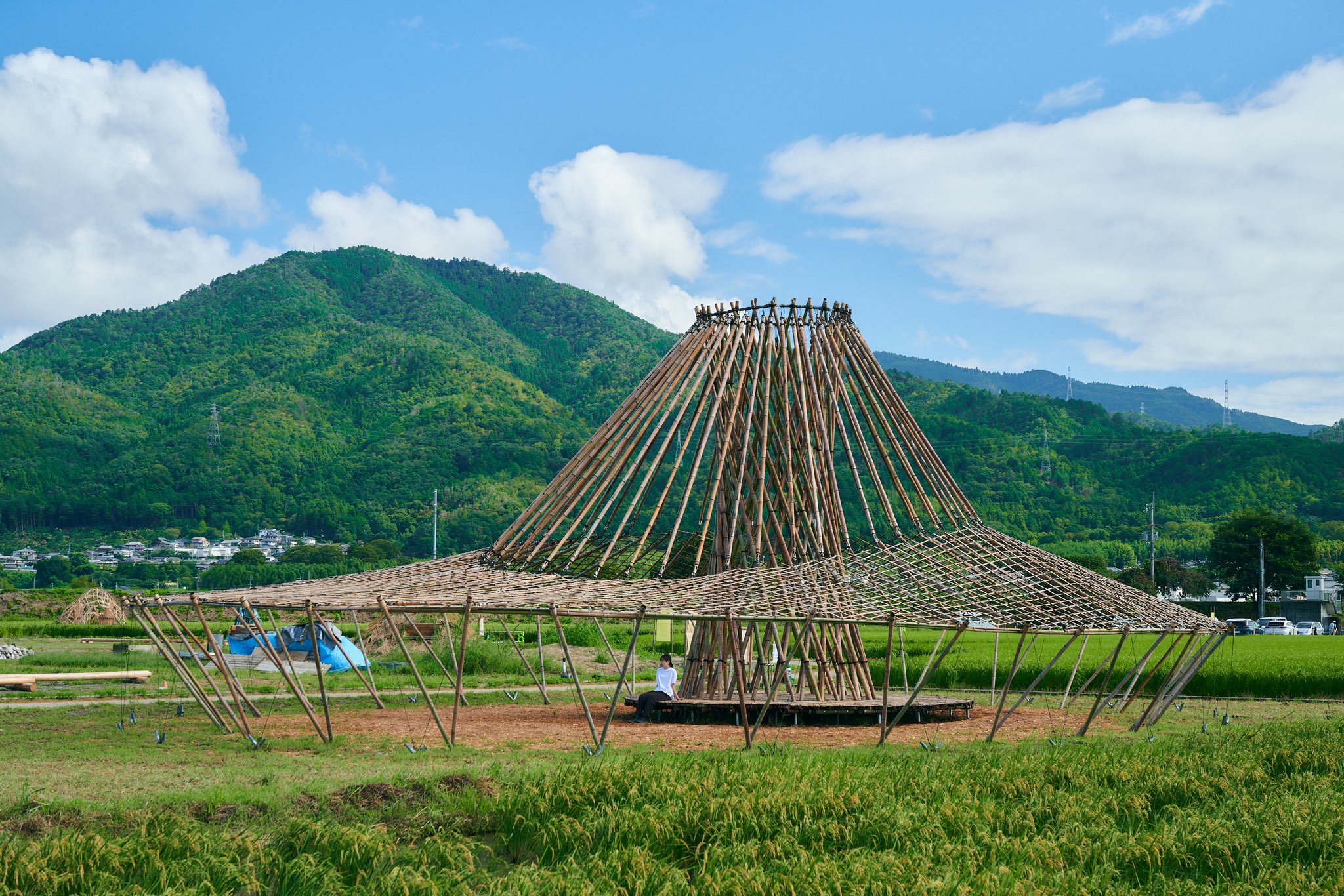 竹の大屋根