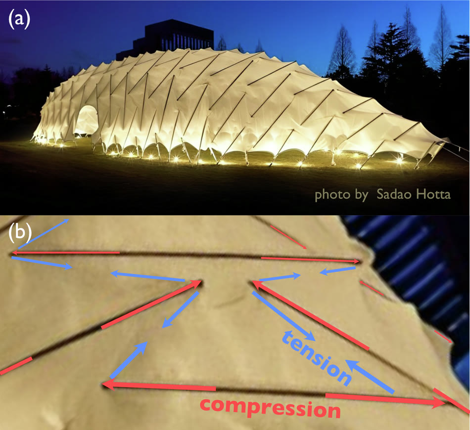 Polymer Membrane Tensegrity