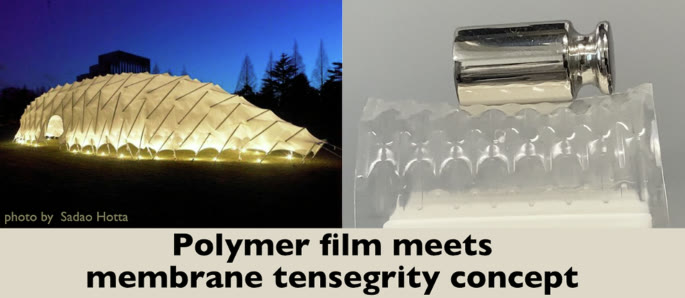 Polymer Membrane Tensegrity