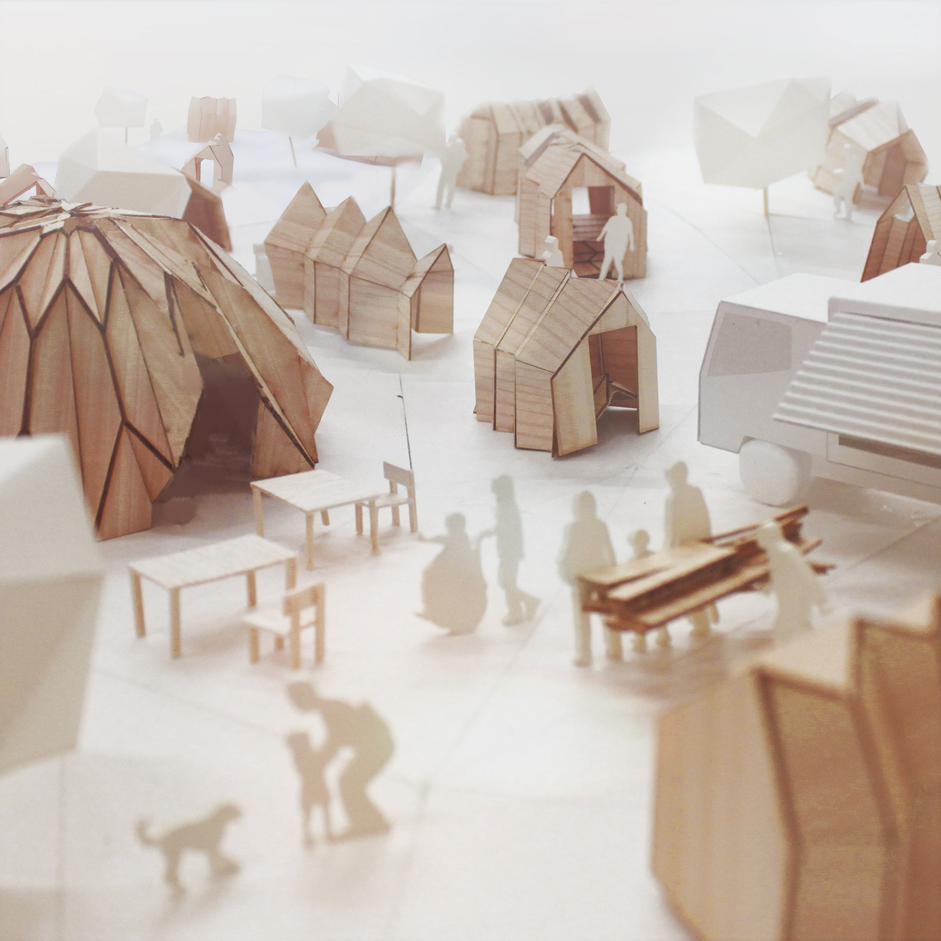 the pop up village